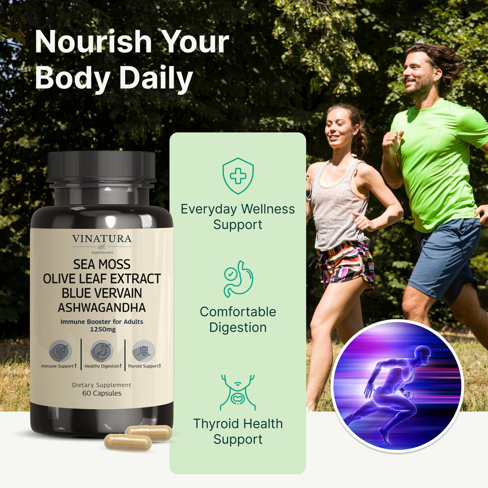 VINATURA Ashwagandha KSM-66 capsules supporting balanced energy