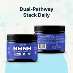 VINATURA NMNH third-party testing seal confirms quality and purity.