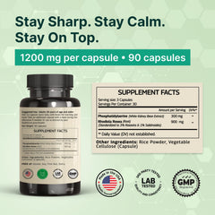 VINATURA Rhodiola Rosea capsules closeup featuring standardized actives.