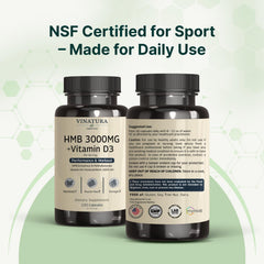 Vegan-friendly VINATURA HMB capsules suitable for plant-based lifestyles