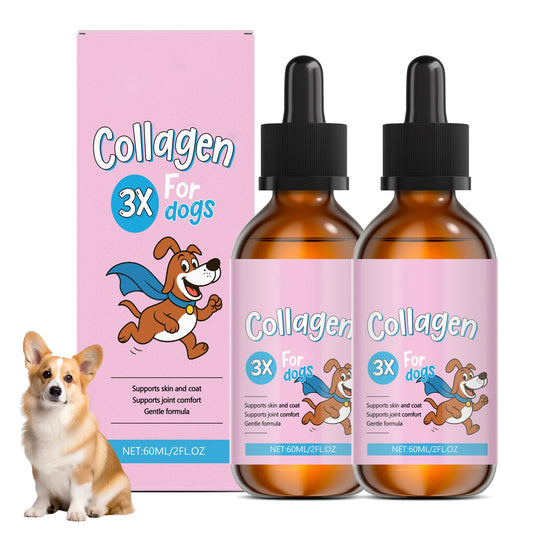 Vincofoo Healthy Petz Collagen for Dogs bottle pour enables easy daily dosing