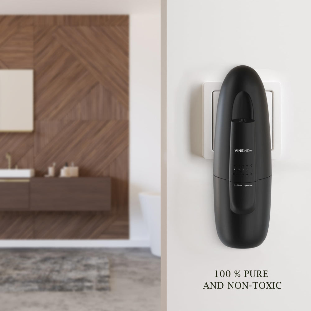 VINEVIDA diffuser in living room creates inviting, fresh fragrance.