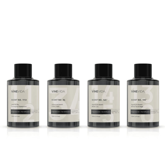 VINEVIDA Fresh Linen diffuser oil pour for crisp, clean atmosphere