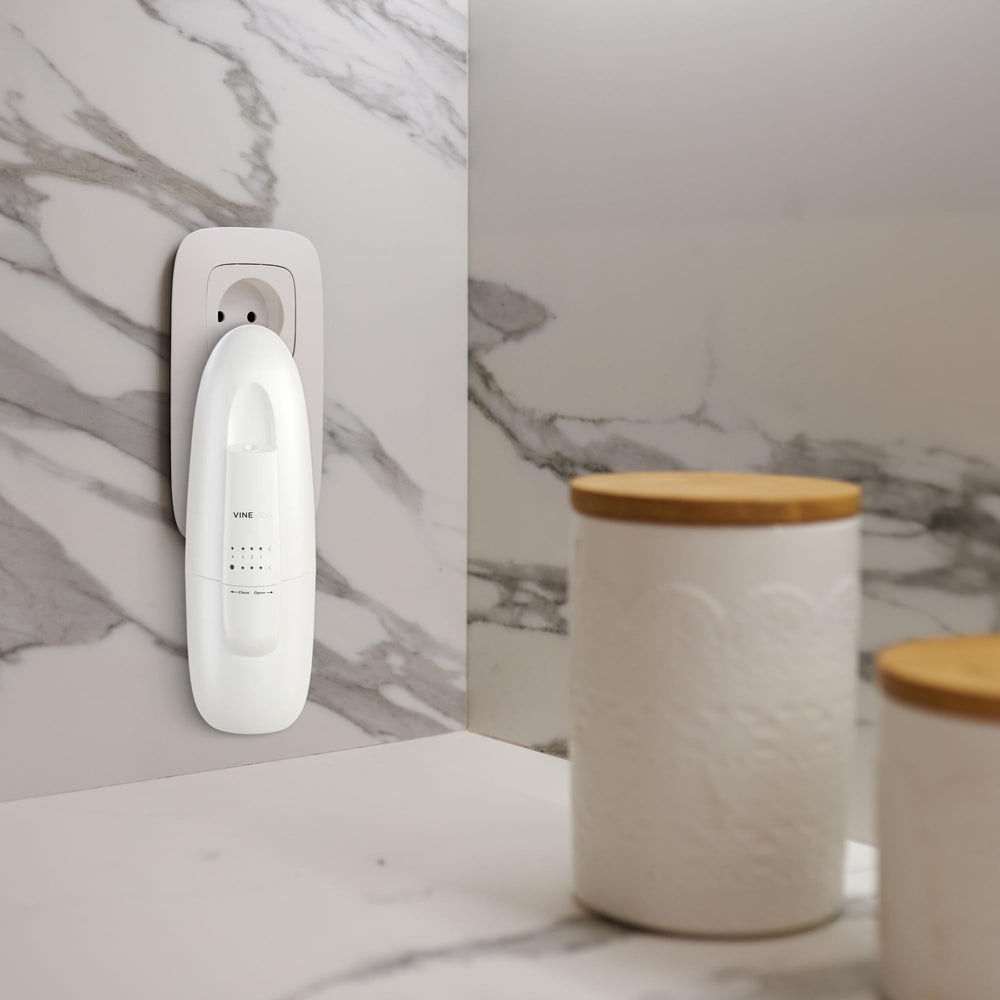 VINEVIDA diffuser in a bedroom delivering subtle fragrance all night