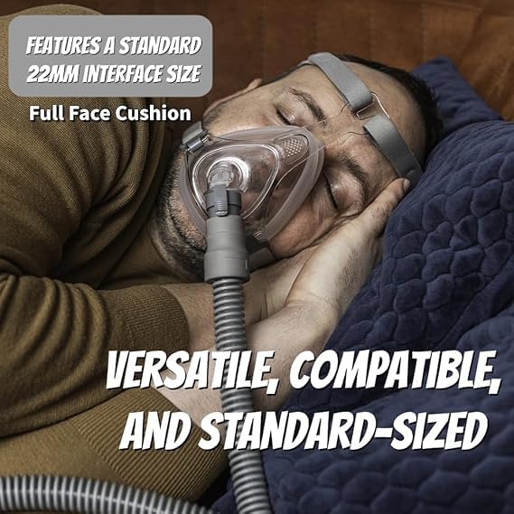 Viohead CPAP elbow/swivel enables flexible movement during sleep