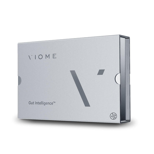 Viome Gut Intelligence Test kit for at-home collection and personalized gut insights.