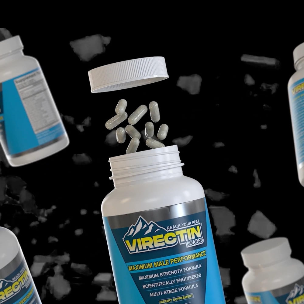 Virectin Loaded 90 capsules in-use demonstrates easy daily integration