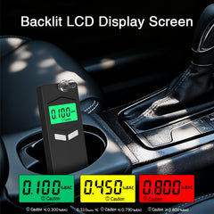 Virtue Sensor pocket breathalyzer held in hand for on-the-go checks