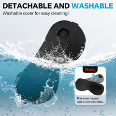 Visader travel pouch shown with eye mask for trips.