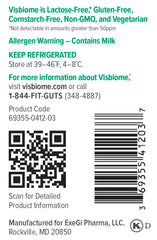 Visbiome GI Care capsule bottle with low-FODMAP and gluten-free features.