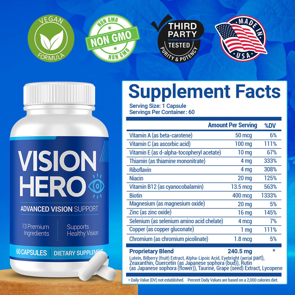 Vision Hero manufactured in a GMP-certified facility
