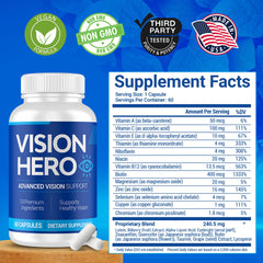 Vision Hero manufactured in a GMP-certified facility