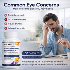 VISIOVANCE 15-in-1 packaging ready for daily routines and easy intake