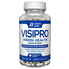 VISIPRO 20-20 bottle visual for convenient daily eye support.