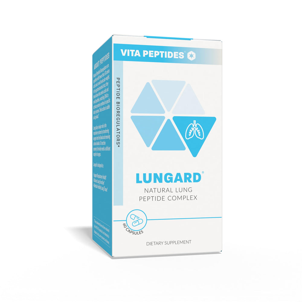 Lungard capsules ready for daily use in a wellness routine.