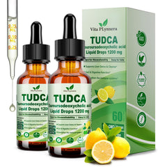 Vita Plynxera Tudca bottle pour for convenient liver support