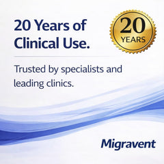 Migravent softgel capsules close-up for easy daily supplementation