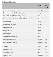 Vitabiotics Perfectil Platinum tablets close-up emphasizing easy-to-swallow tablets.