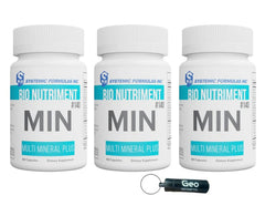 VitaBoost MIN140 label close-up highlighting a clean, gluten-free mineral blend for gentle digestion