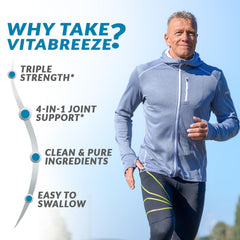 VitaBreeze premium ingredients image reflects a balanced formula for joints