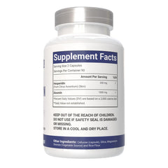 VitaCosmoX non-gmo-diosmin bottle-side-view emphasizes purity.