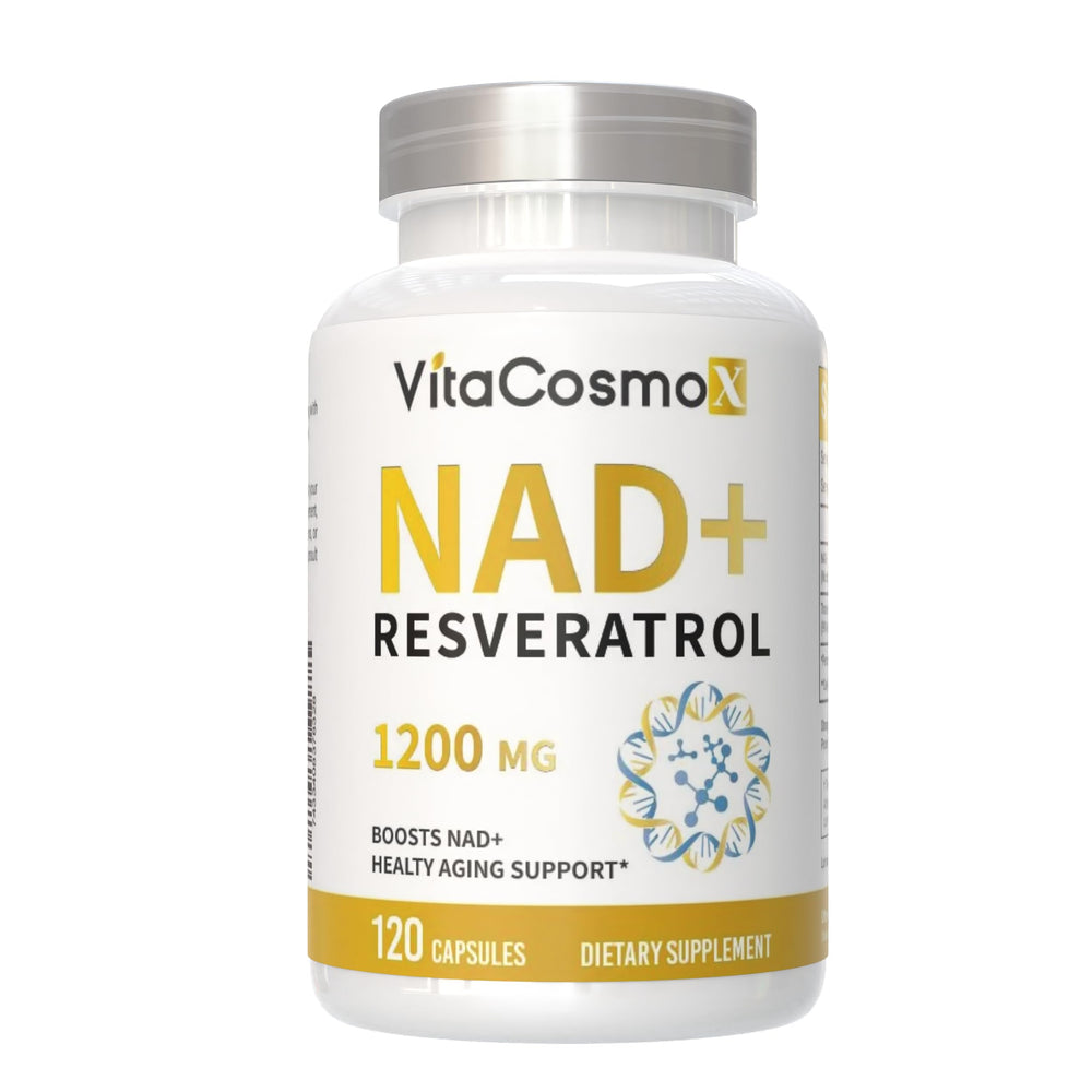 Two-bottle VitaCosmoX NAD+ pack signaling value and long-term supply