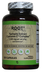 Vitacost Turmeric Extract Curcumin C3 Complex bottle with Bioperine for absorption