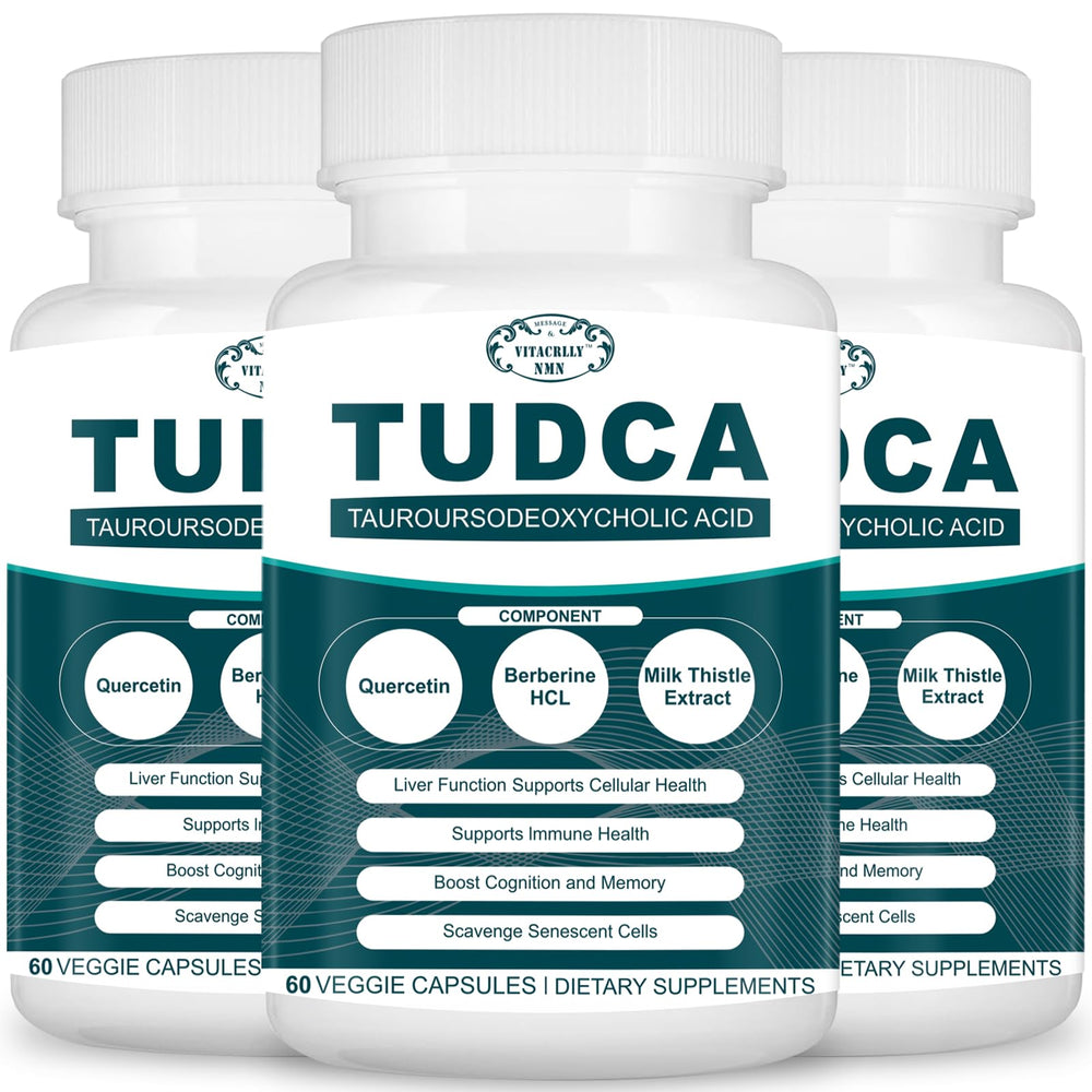VITACRLLYNMN Tudca bottle shot suggesting daily liver support and detox potential