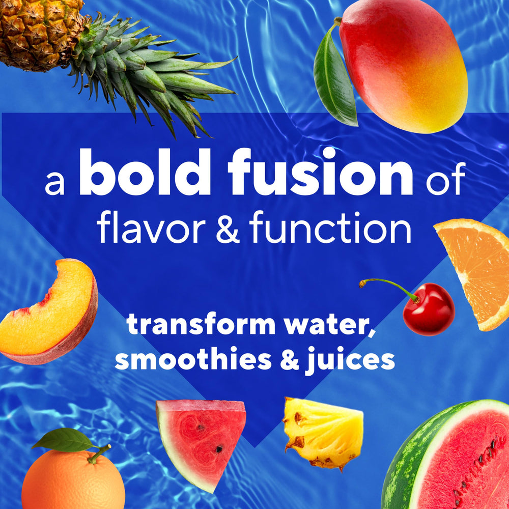 Vitafusion Hydraboost Fruit Burst flavor ready to refresh during workouts