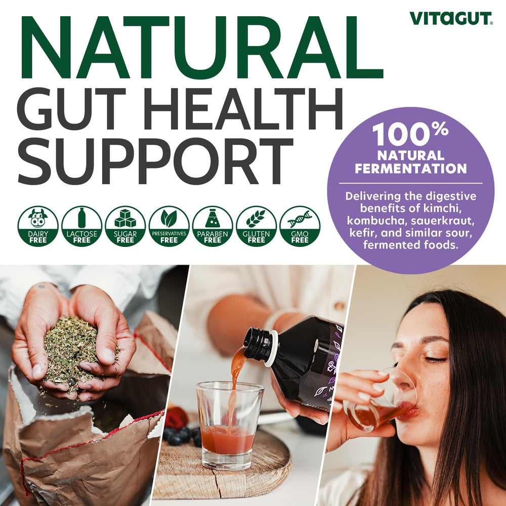 VITAGUT multi-strain bacteria visualization for diverse gut health support.