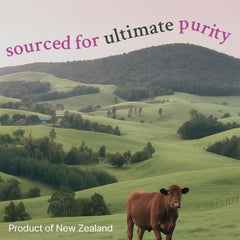 Vital Core New Zealand grass-fed source—ethically sourced bovine thyroid.