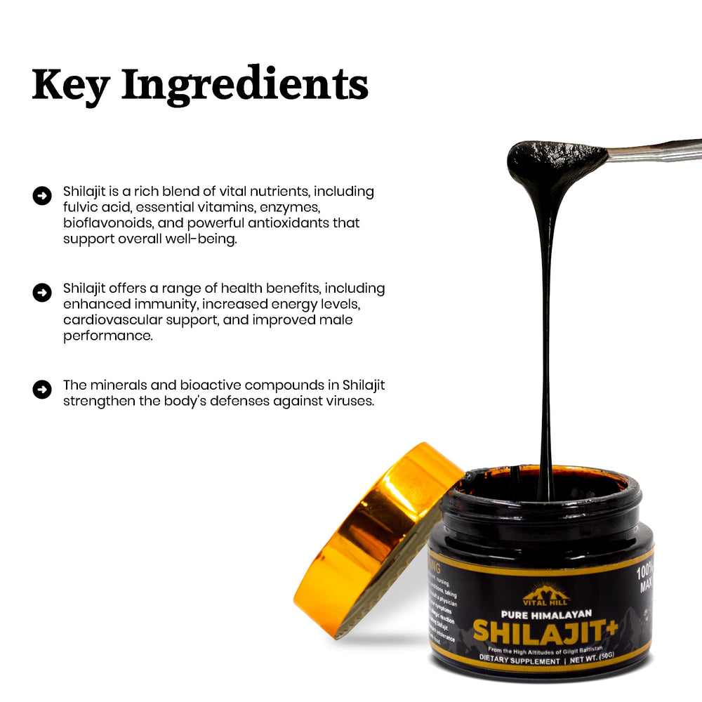 Vital Hill Shilajit Resin in tea or milk mix for daily ritual