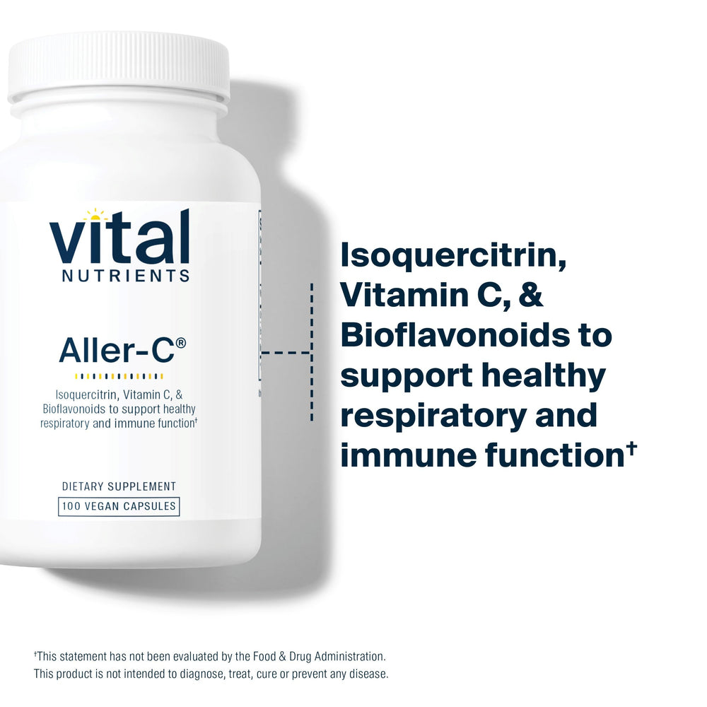 Vital Nutrients Aller-C third-party testing ensures purity and label accuracy.