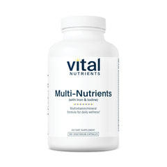 Vital Nutrients Multi-Nutrients bottle with capsules for daily wellness