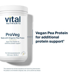 Smoothie prepared with ProVeg vanilla protein powder for vegan nutrition
