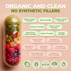 VITAL NUTRITIVE image conveys immune support and radiant skin through antioxidants.