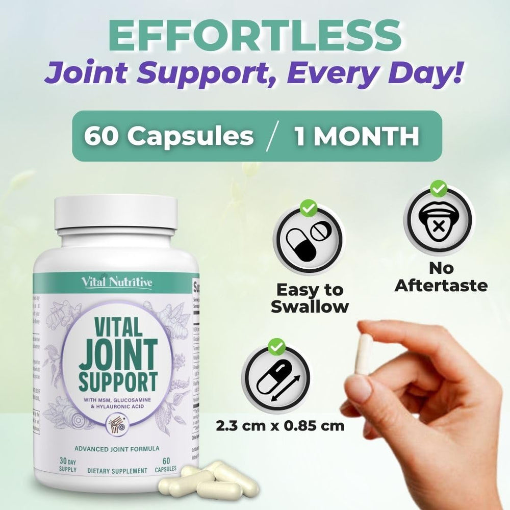 VITAL NUTRITIVE packaging displays convenience and a 30-day regimen.