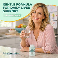 Vital Nutritive Vital Liver Support close-up of milk thistle for liver function support.