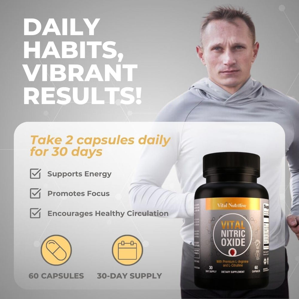 VITAL NUTRITIVE capsules with water suggest easy daily intake