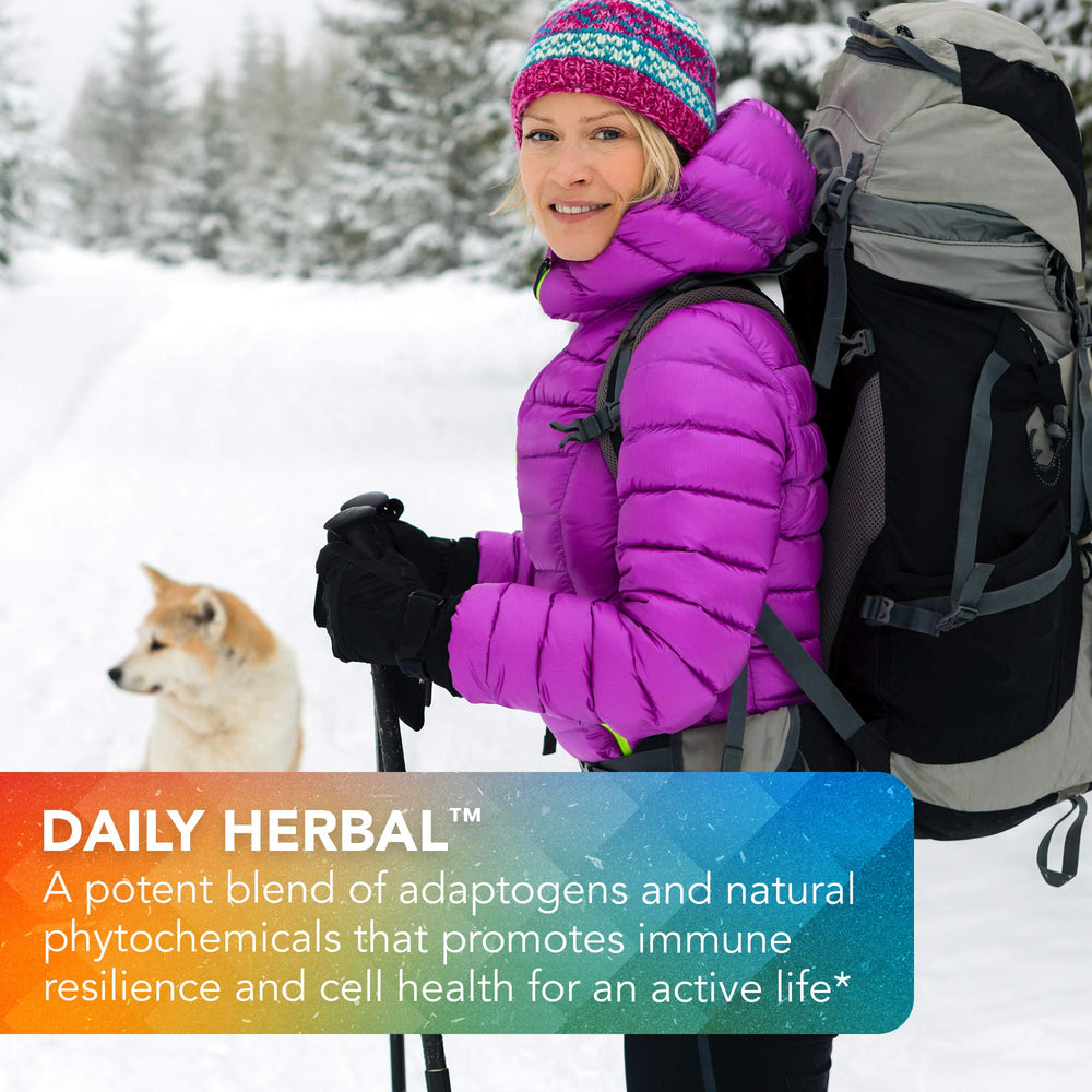 Vital Plan morning routine scene suggests an easy daily habit.