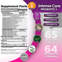 Vital Planet Intense Care urinary health packaging supports feminine microbiome balance.