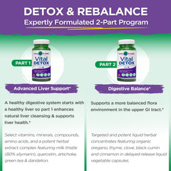 Vital Detox milk thistle detail signals liver-friendly botanicals