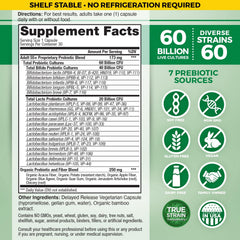 Vital Planet Vital Flora 55+ capsules ready for daily immune support.