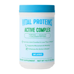 Vital Proteins Active Complex bottle front promotes an active lifestyle.