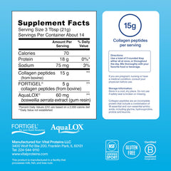 Vital Proteins Active Complex scoop dispense for easy daily portions.