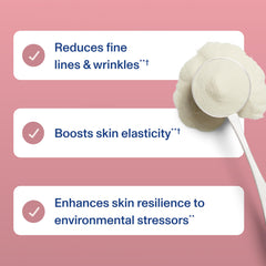 Vital Proteins Bioactive Collagen Complex powder close-up showing fine texture.