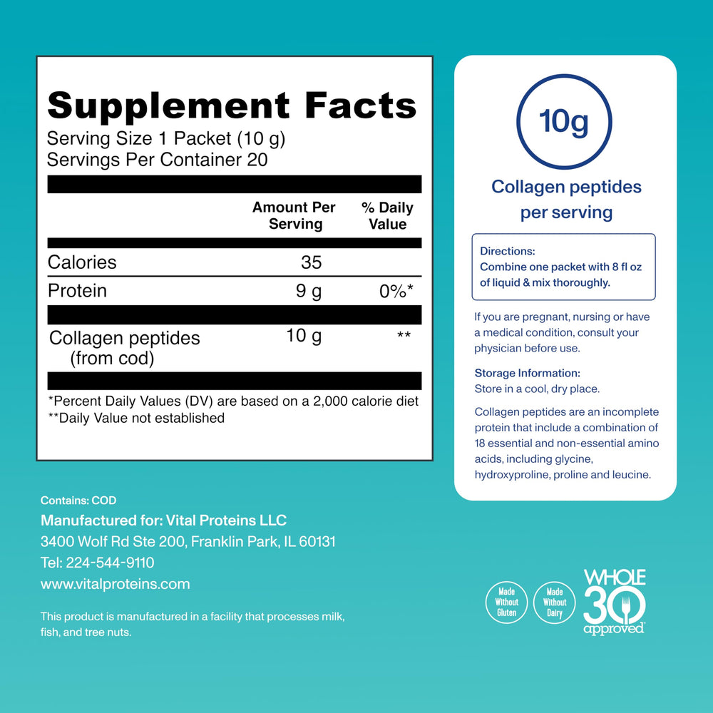 Vital Proteins Marine Collagen dissolves in hot or cold drinks for versatile daily use