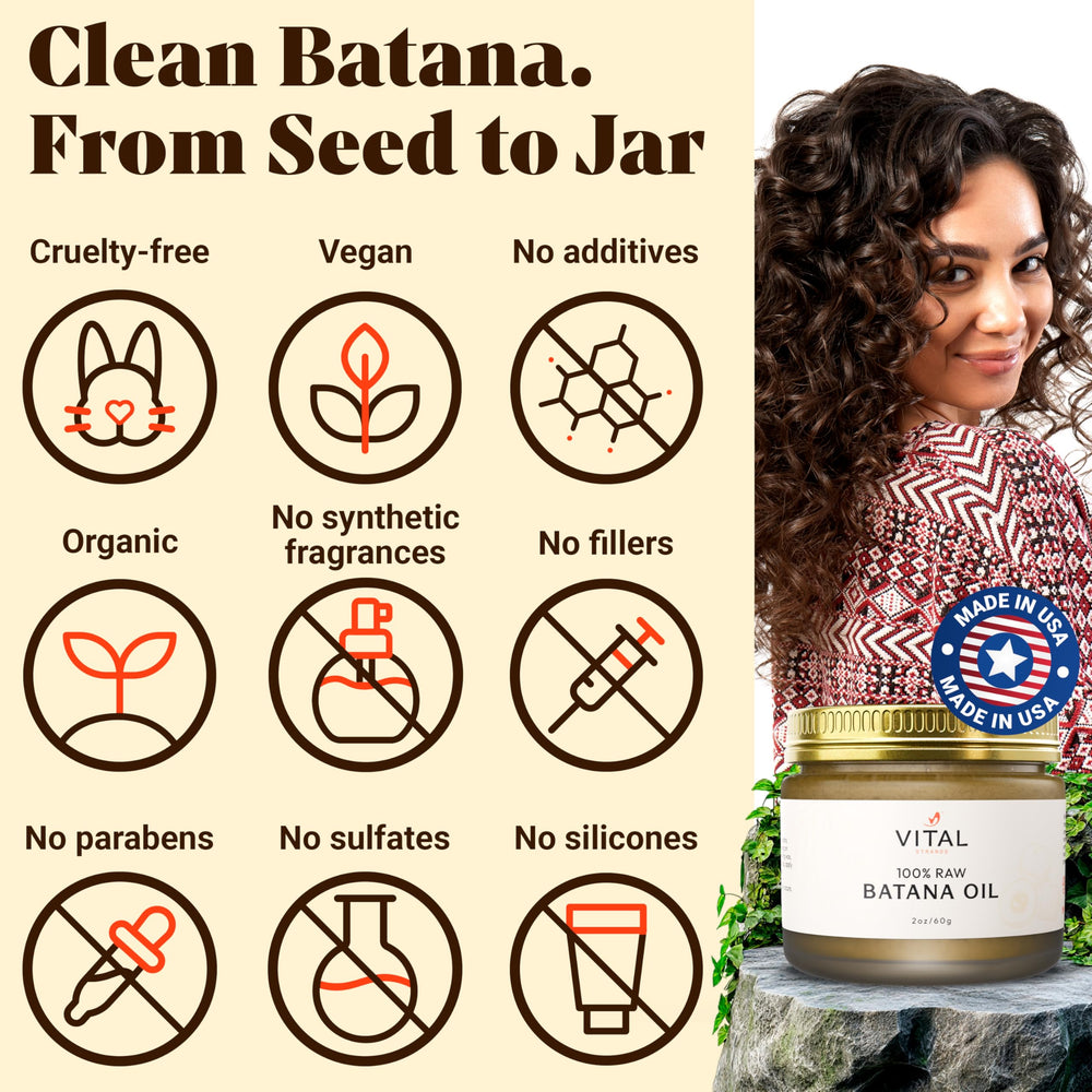 Vital Strands Batana Oil edges repair for stronger roots