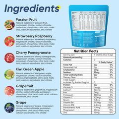 VitalHarvest electrolytes passion fruit packets support fast rehydration after workouts.