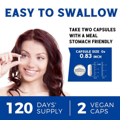 Vitalibre vegan magnesium capsules on bottle showcase non-GMO promise